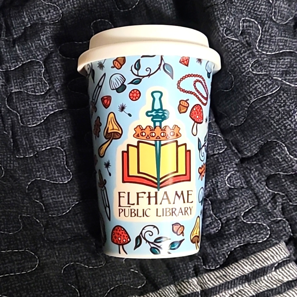 Book box coffee cup